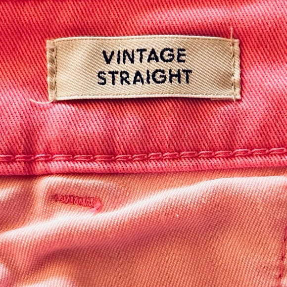 J Crew Vintage Straight Barbie Bubble Gum Pink Mid Rise Chino Pants, size 30 - Picture 8 of 13